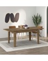 Tavolo allungabile Megaron 120x80 cm colore hitit