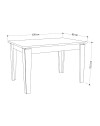 Tavolo allungabile Megaron 120x80 cm colore hitit