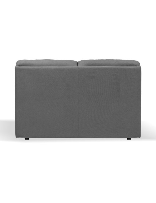 Divano 2 posti Alenda tessuto Penelope22 colore grigio cenere 160x98x92h