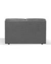 Divano 2 posti Alenda tessuto Penelope22 colore grigio cenere 160x98x92h
