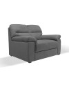 Divano 2 posti Alenda tessuto Penelope22 colore grigio cenere 160x98x92h
