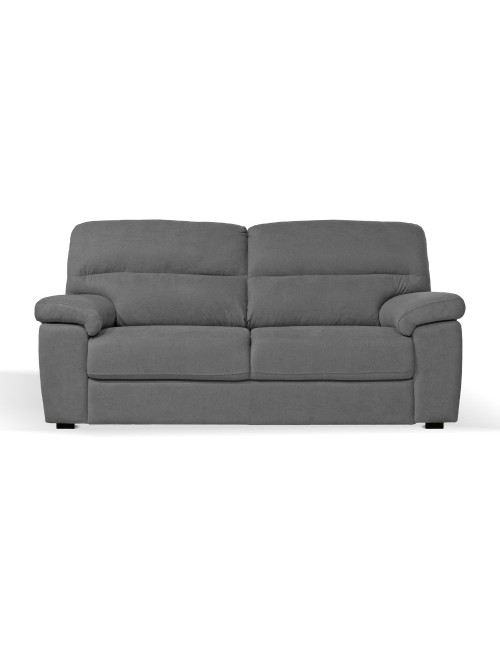 Divano 3 posti Alenda tessuto Penelope22 colore grigio cenere 211x98x92h