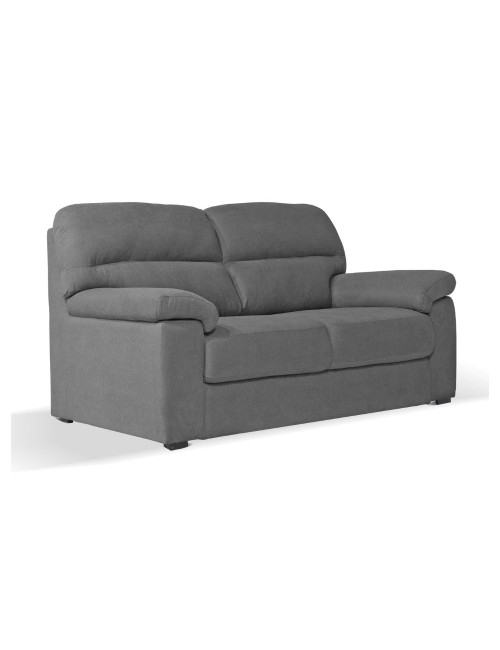 Divano 3 posti Alenda tessuto Penelope22 colore grigio cenere 211x98x92h
