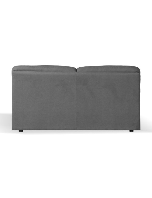 Divano 3 posti Alenda tessuto Penelope22 colore grigio cenere 211x98x92h