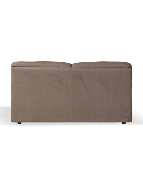 Divano 3 posti Alenda tessuto Roma10 colore tortora 211x98x92H