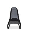 Sedia gaming Rocky in tessuto bicolore con base curva – Nero e Grigio