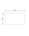 Lavello incasso cucina acciaio 76x43.5 una vasca e gocciolatoio destro SA07DX Samet