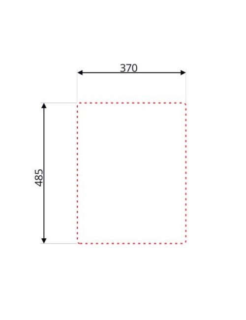 Lavello incasso cucina acciaio 39x50.5x20H una vasca SA349 Samet