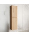 Colonna pensile sospesa bagno colore rovere Londres 2 ante 35x31x150H