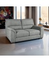 Divano 2 posti Atene in tessuto Easy Clean 158x90x100h colore grigio