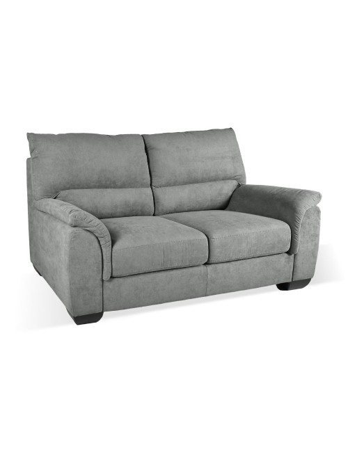 Divano 2 posti Atene in tessuto Easy Clean 158x90x100h colore grigio