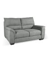Divano 2 posti Atene in tessuto Easy Clean 158x90x100h colore grigio