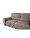 Divano 3 posti Atene in tessuto Easy Clean 198x90x100h colore tortora