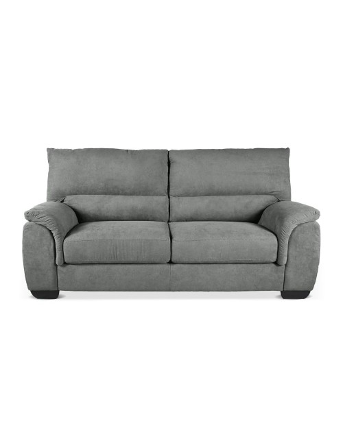 Divano 3 posti Atene in tessuto Easy Clean 198x90x100h colore grigio