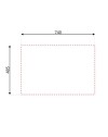 Lavello cucina da incasso una vasca 76x50.5x20H inox lucido SA233