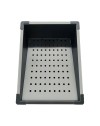 Lavello cucina da incasso una vasca 74x45x20H inox acciaio nero SA3541 con accessori