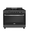 Cucina a gas Samet Stromboli 90x60 cm con forno a gas grill elettrici – Nera Classe A