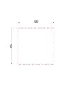 Lavello cucina quadrato da appoggio 60x60x15H una vasca inox SA24