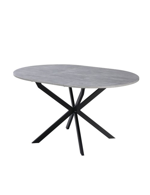 Tavolo rotondo Allungabile Rut 100x100x77H colore cemento