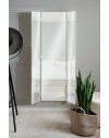 Specchio da parete Glasgow con ante laterali richiudibili 45x2x160H