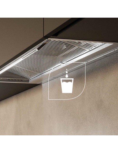 Cappa incasso per piano a induzione In-Nova Zero Drip Lite90A Faber inox classe B