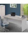 Scrivania per ufficio 160x80x74H olmo e bianco frassinato Ibisco – Made in Italy