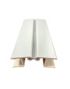 Profilo angolare in PVC PBDA-10 rivestito in alluminio
