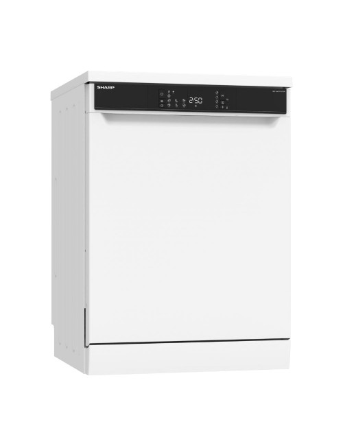 Lavastoviglie 13 coperti Sharp QWNA1EF47DW1 libera installazione bianco classe D