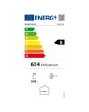 Frigo vetrina bibite ventilata Nora 240 54x56x152.5 H cm bianco classe D