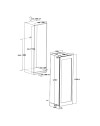 Cantinetta ventilata da incasso DW962THK 96 bottiglie colore nero classe G