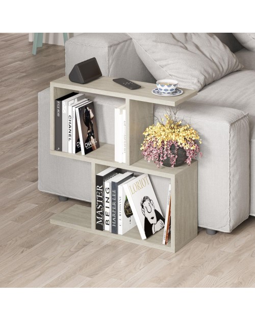 Tavolino da salotto travertino beige Homemania 60x19,5x60H – Design moderno e versatilità