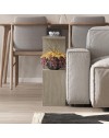 Tavolino da salotto travertino beige Homemania 60x19,5x60H – Design moderno e versatilità