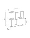Tavolino da salotto cinnamon Homemania 60x19,5x60H – Design moderno e versatilità