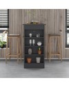 Penisola da cucina Swallow colore antracite