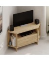Porta TV angolare Viva colore Rovere 95.7x35.4x45.3H – Design Funzionale per spazi intelligenti