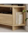 Porta TV angolare Viva colore Rovere 95.7x35.4x45.3H – Design Funzionale per spazi intelligenti