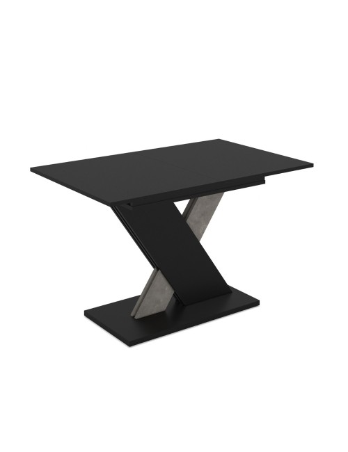 Tavolo Allungabile Nero con Dettaglio Cemento Axi 120x75x76H Prezzo
