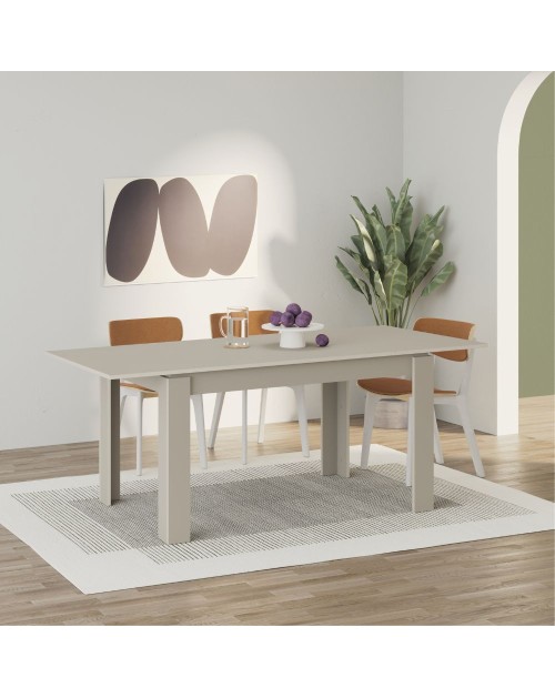 Tavolo allungabile Tolmen 140x80 cm colore cashmere