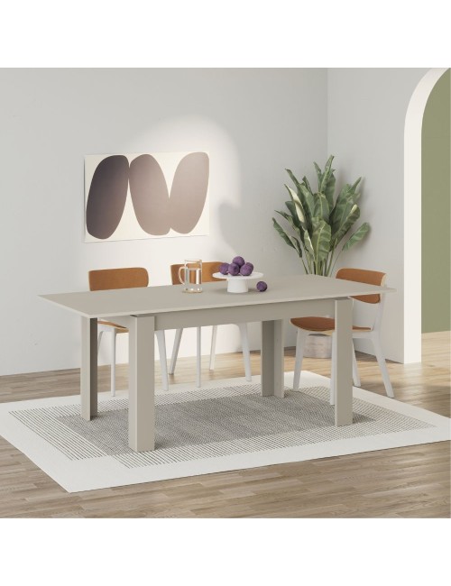 Tavolo allungabile Tolmen 140x80 cm colore cashmere