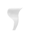 Piede in plastica bianco 20 cm per divani e poltrone PIEDEBIANCO