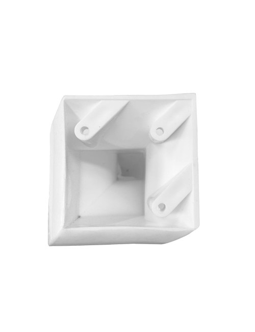 Piede in plastica bianco 20 cm per divani e poltrone PIEDEBIANCO