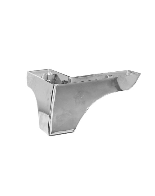 Piede triangolare in plastica cromata per divani 16,5x16,5x8H
