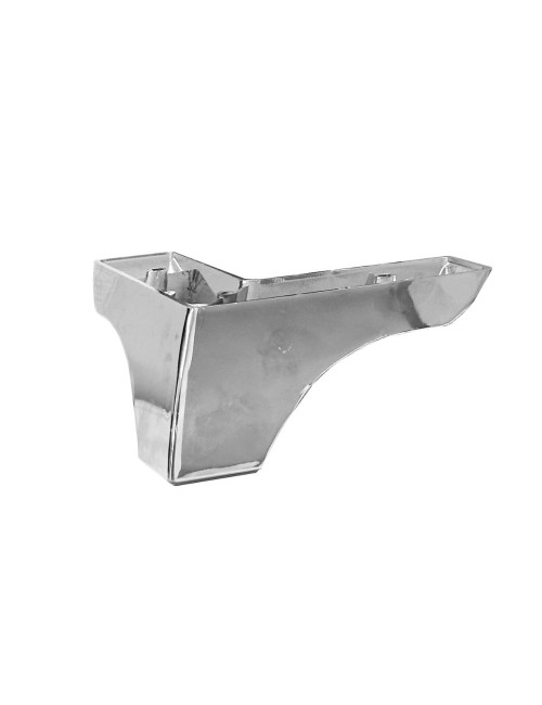 Piede triangolare in plastica cromata per divani 16,5x16,5x8H