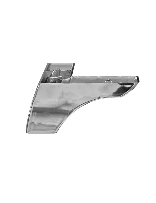 Piede triangolare in plastica cromata per divani 16,5x16,5x8H