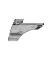 Piede triangolare in plastica cromata per divani 16,5x16,5x8H
