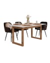 Tavolo allungabile New Denver50 160X90X75H colore bianco e rovere