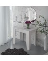 Consolle allungabile Petra con 6 allunghe colore bianco rustico