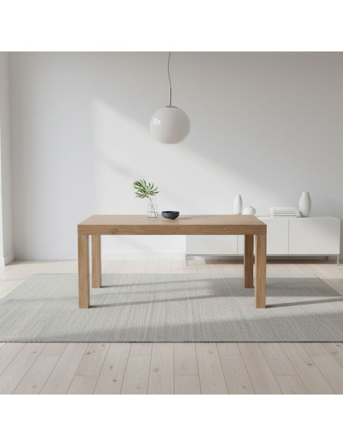 Tavolo Allungabile Piana T08 IMAB in rovere decapato con 4 allunghe