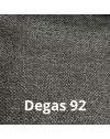 Divano con funzione letto e penisola contenitore destra Denver grigio tessuto Degas92