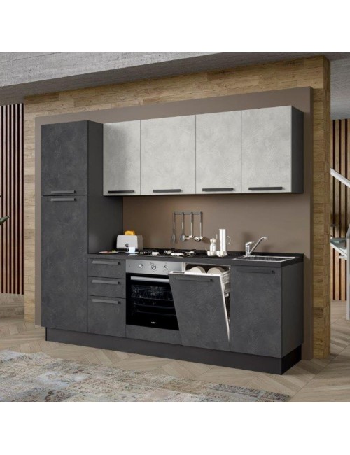 Cucina Lineare Moderna Elettrodomestici Inclusi Licola 255 Prezzo